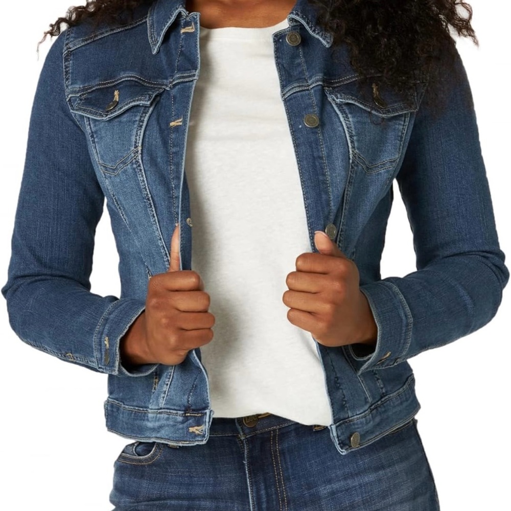 Stylish Blue Denim Jacket by Riders for Lee